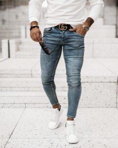 Jakie spodnie męskie wybrać przy rozmiarze 36 34? Przewodnik dla mężczyzn