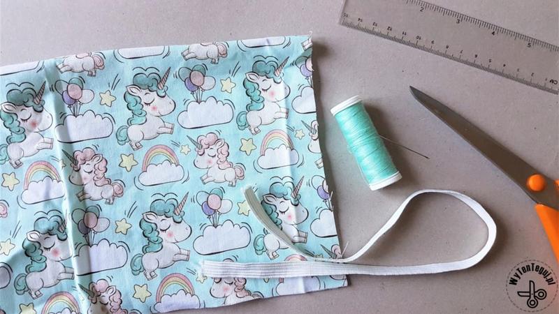 Maseczka bawełniana krok po kroku