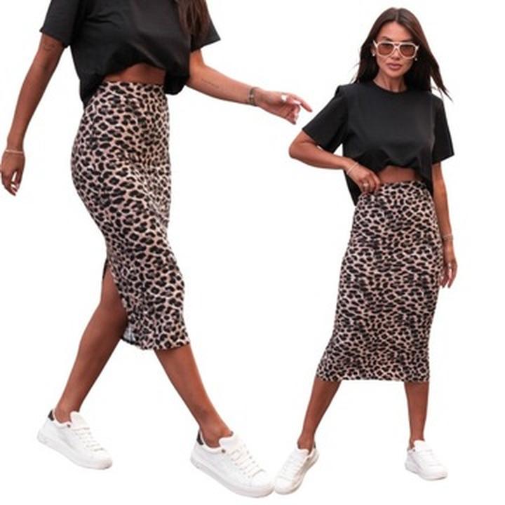 Buty do spódnicy w panterkę