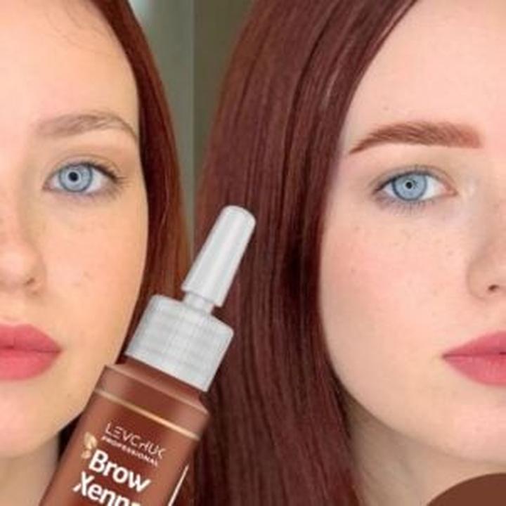 Koloryzacja brwi na rudo