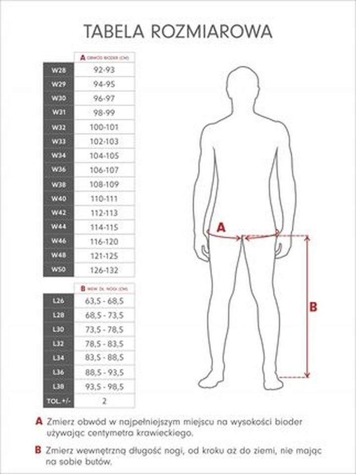 Rozmiar spodni 34 30