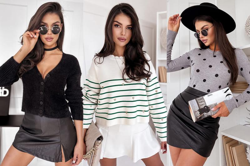 Stylizacje z długą spódnicą