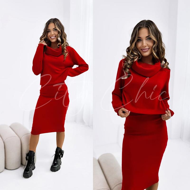 Swetry oversize do długich spódnic